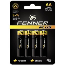 Fenner Batterie Stilo AA Alcalina FN-LR6 1Cnf/4pz