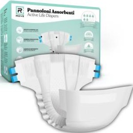 RMove 1 Conf. da 25 pz Tg. L Pannoloni Assorbenti ActiveLife Adulto R.