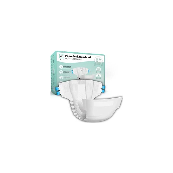 RMove 1 Conf. da 25 pz Tg. L Pannoloni Assorbenti ActiveLife Adulto R.