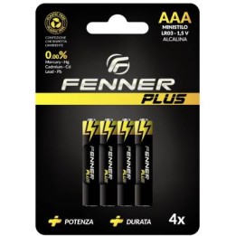 Fenner Batterie MiniStilo AAA Alcalina FN-LR03 1Cnf/4pz