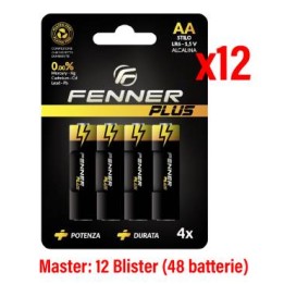 Fenner Batterie Stilo AA Alcalina FN-LR6 Inner 12Cnf/4pz