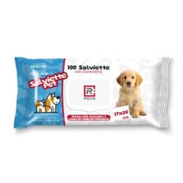RMove Salviette Pet Igienizzanti con Clorexidina 17x20 1Cnf/100pz
