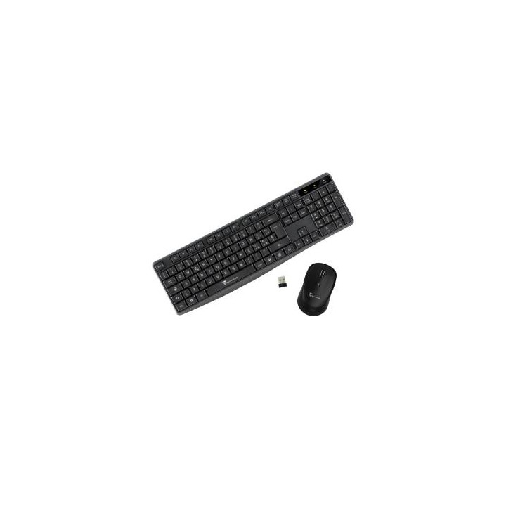 Techmade Kit Tastiera + Mouse Wireless TM-KM001 Black