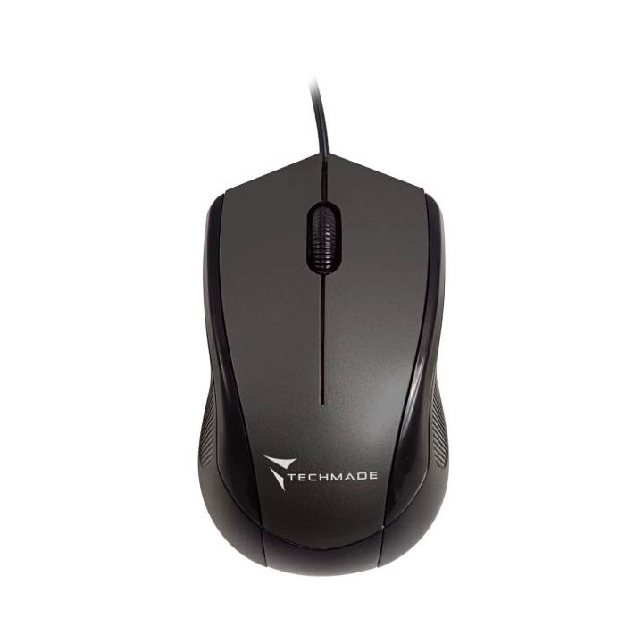 Techmade Mouse Ottico Usb Con Filo TM-XJ15 Black