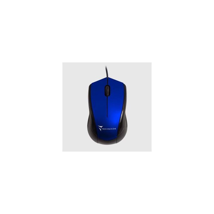 Techmade Mouse Ottico Usb Con Filo TM-XJ15 Blue