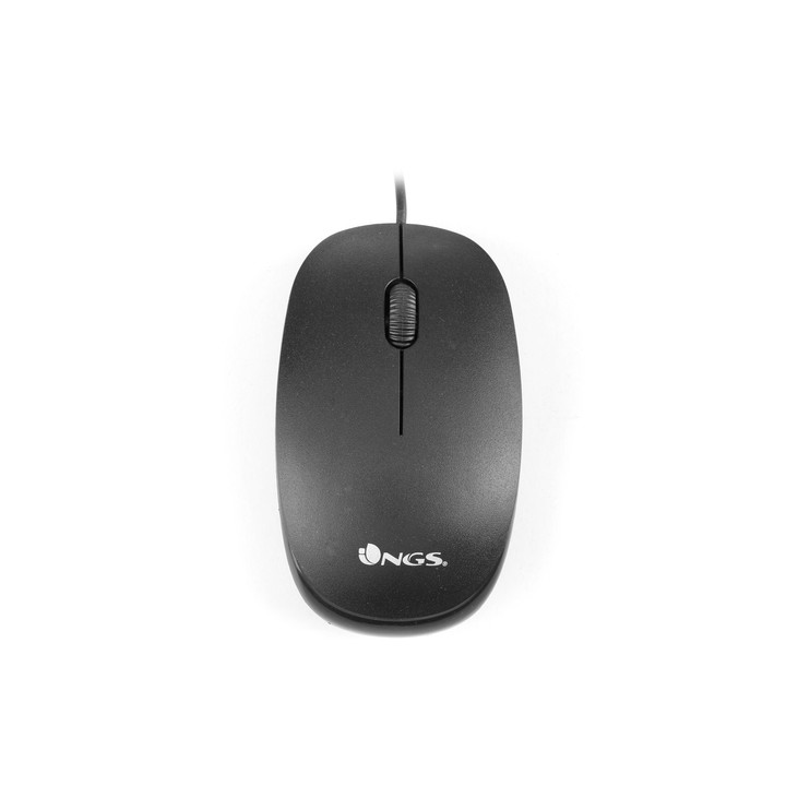 NGS MOUSE OTTICO 1000DPI USB 3 TASTI NERO