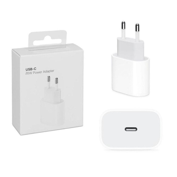 ALIMENTATORE USB‐C DA 20W A2347 CON CONFEZIONE PER APPLE IPHONE 8 / X.