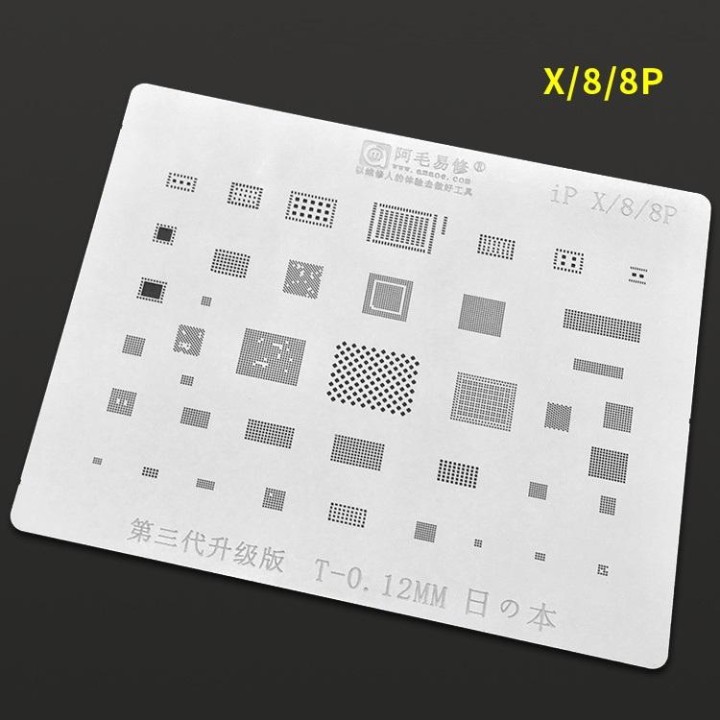 AMAOE IP X / 8 / 8P STAMPO METALLICO DEGLI IC PER APPLE IPHONE 8G / 8.