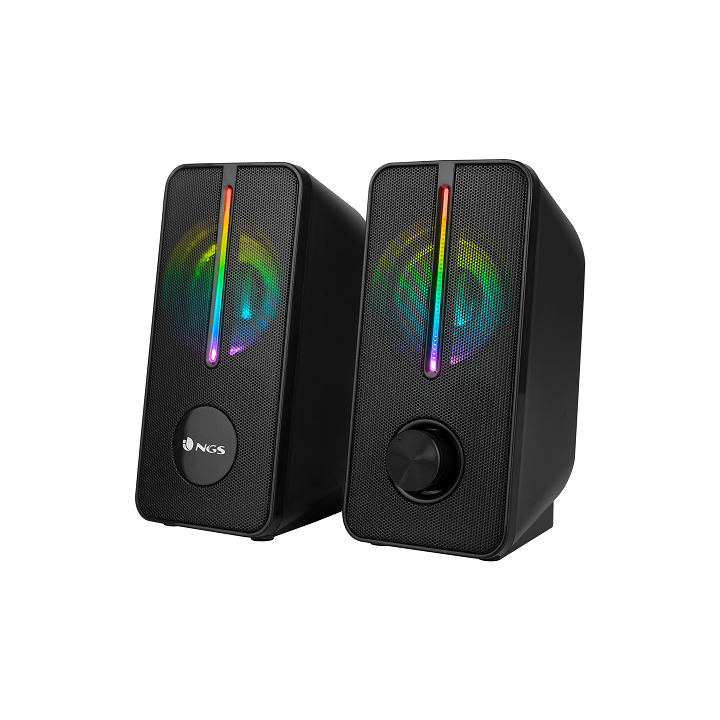 NGS ALTOPARLANTI SPEAKER SET 12W, ILLUMINAZIONE RGB