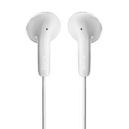 NGS CROSS GLIDE WHITE: Auricolari a bottone con microfono e controllo.