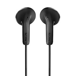 NGS CROSS FLIP BLACK: cuffie intrauricolari con microfono e controllo.