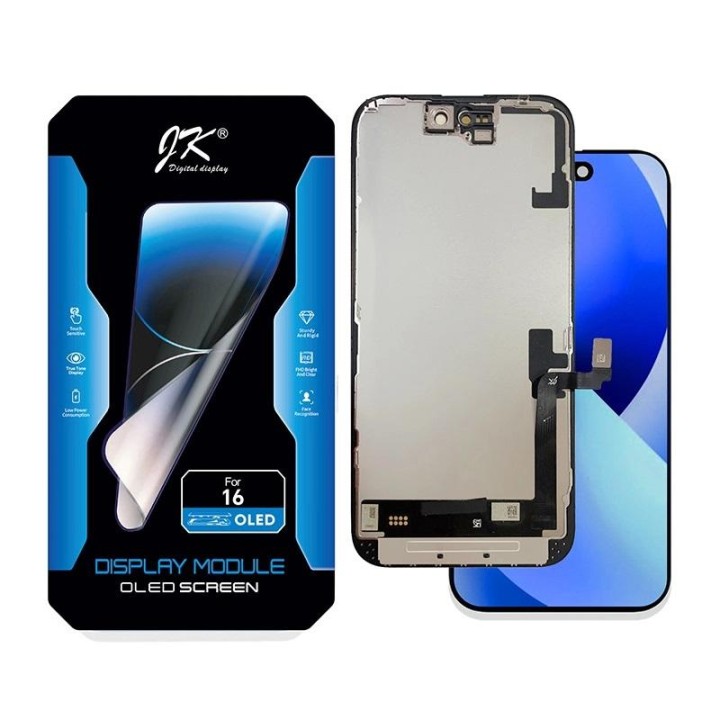 TOUCHSCREEN + DISPLAY OLED DISPLAY COMPLETO PER APPLE IPHONE 16 6.1 J.