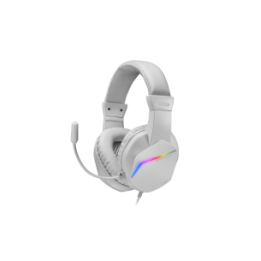 MARSGAMING GAMING CUFFIA+MIC MH122W BIANCA RGB PC MAC CONSOLES SAMRTH.