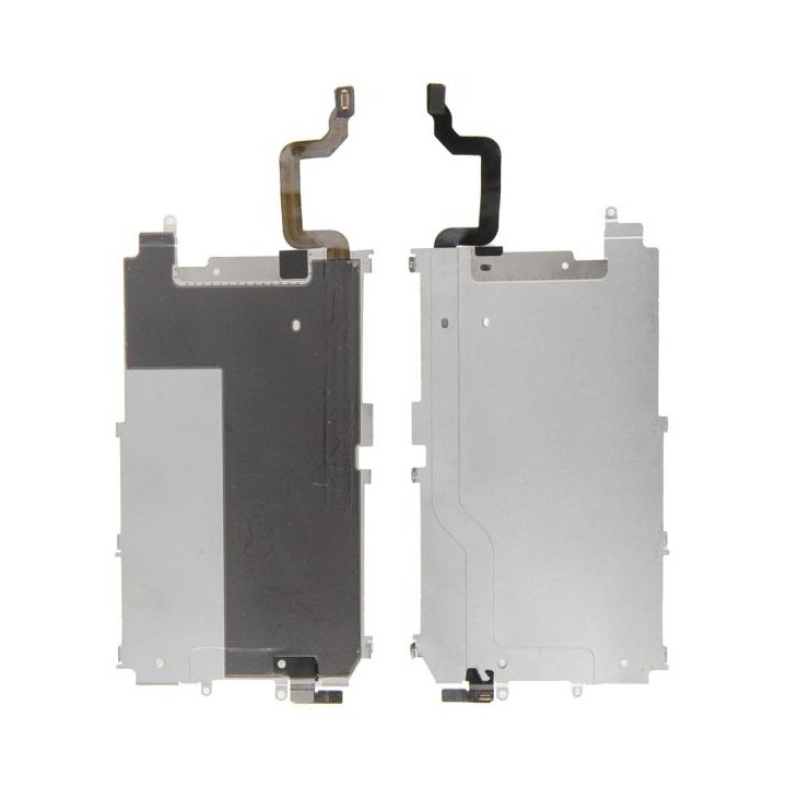 SUPPORTO LCD METALLICO + FLEX TASTO HOME-SCHEDA MADRE PER IPHONE6 IPH.