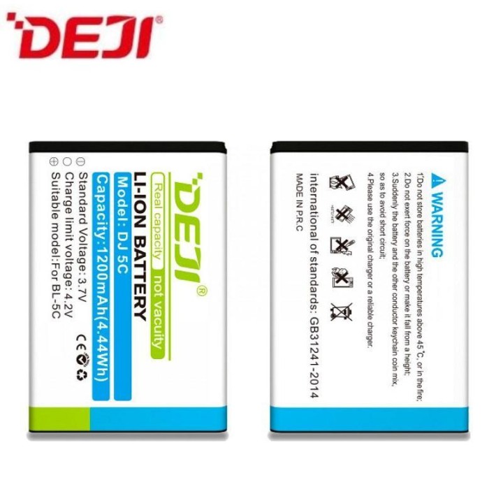 DEJI BATTERIA BL-5C / BL-5CA / BL-5CB DE GRANDE CAPACITA (1200 mAh) P.