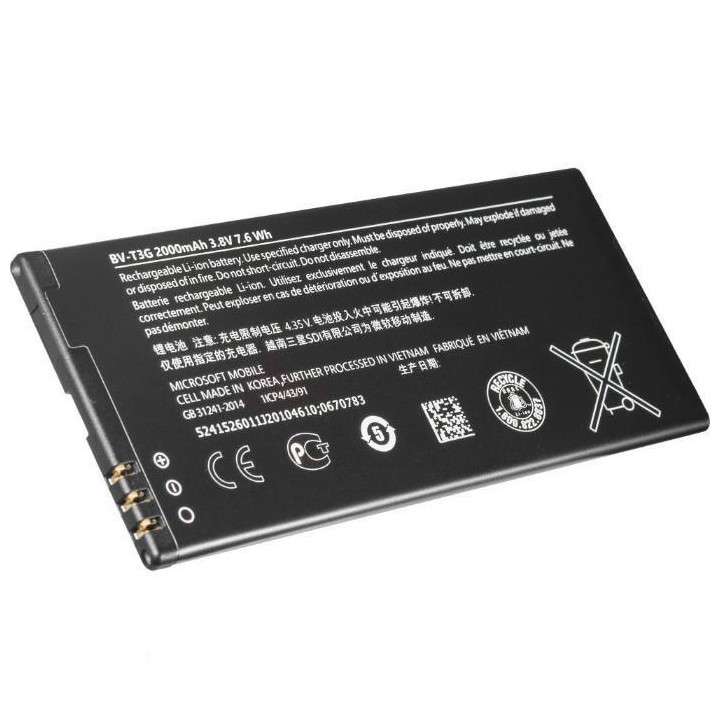 BATTERIA ORIGINALE BV-T3G PER NOKIA LUMIA 650 N650