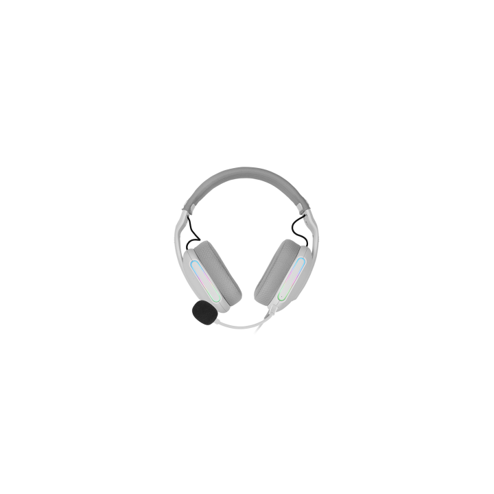 MARSGAMING GAMING CUFFIA+MIC MHPRO WHITE RGB PC MAC CONSOLES SAMRTHPO.