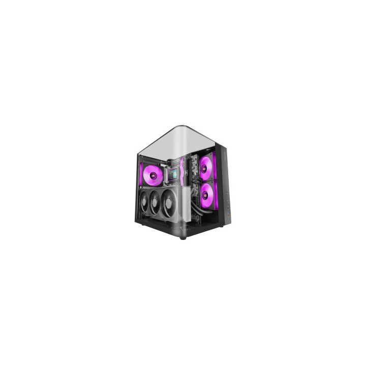 MARSGAMING CASE MID TOWER MC-INFINIOLITE BLK DOPPIA CAMERA FULL TG