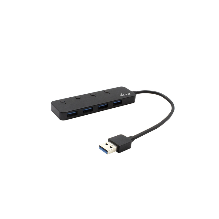 I-TEC HUB 4 PORTE USB 3.0 METAL, ON/OFF INDIVIDUAL SWITCHES