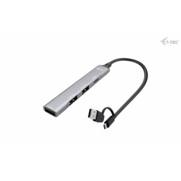 I-TEC USB-C/USB-A,HUB 1x USB 3.0 + 3x USB 2.0,METAL