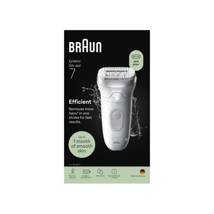 Braun Epilatore Elettrico Silk-épil 7 SE7000 Silver
