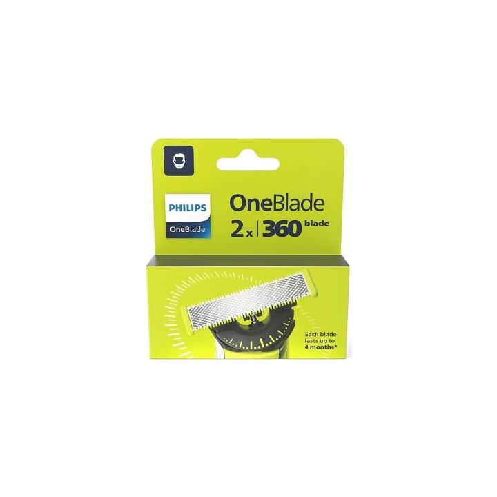 Philips OneBlade 2x Lame di Ricambio 360 QP420/50