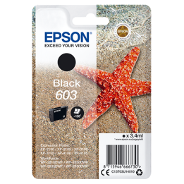 EPSON CARTUCCIA INK NERO, STELLA MARINA, 603