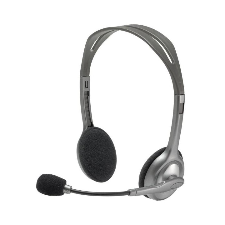 LOGITECH CUFFIE CON MICROFONO H110, JACK 3.5MM