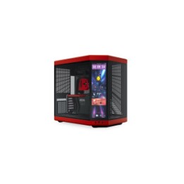 HYTE CASE MID TOWER Y70 TOUCH INFINITE BLACK CHERRY BLK/RD 4xSLOTS GP.