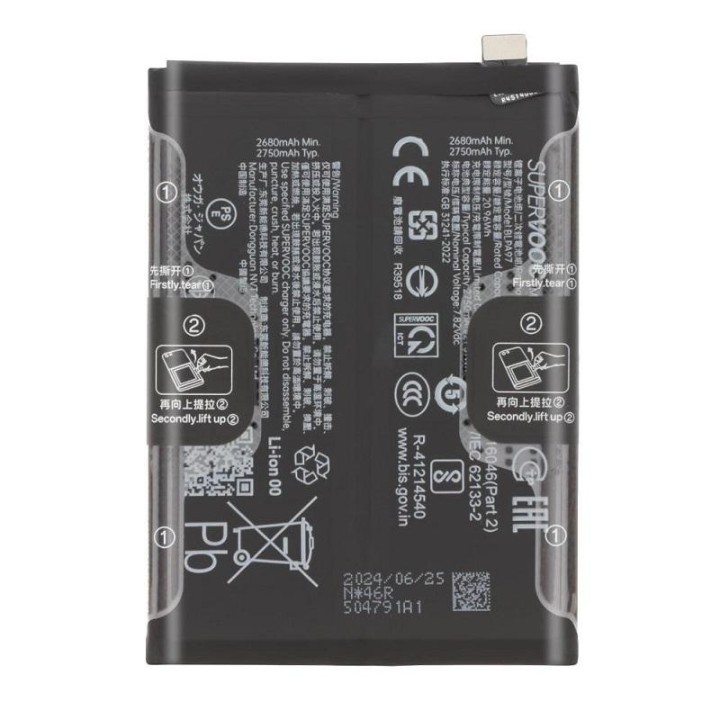 BATTERIA BLPA97 PER ONEPLUS NORD 4 (CPH2663)