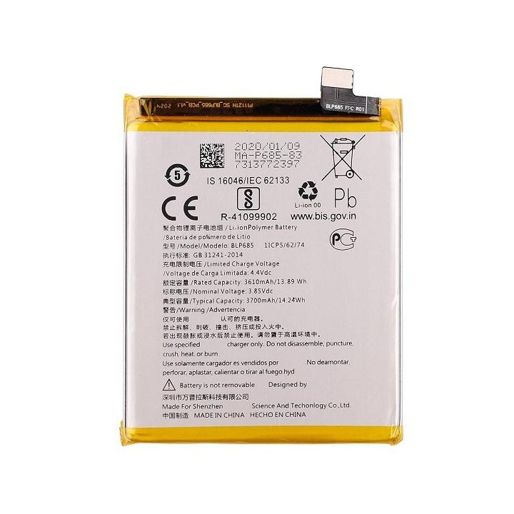 BATTERIA ORIGINALE BLP685 PER ONEPLUS 6T 1+6T / ONEPLUS 7 1+7 GM1900..