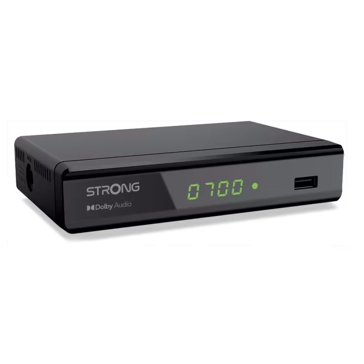 STRONG DECODER DISPLAY USB SCART HDMI DOLBY AUDIO HEVC ADVANCE EPG PA.