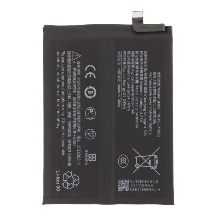 BATTERIA BN69 PER XIAOMI REDMI NOTE 15 PRO 5G (25080RABDG 25060RABDG)