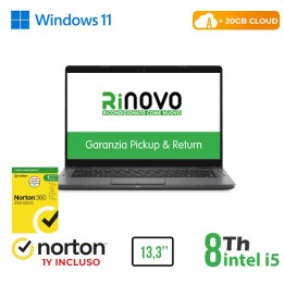 RINOVO NB DELL REFURBISHED Latitude 5300 i5-8X00/DDR4 16GB SSD 256GB..