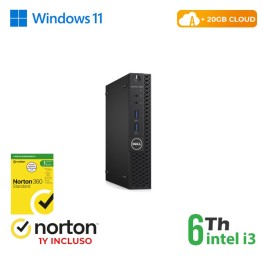 RINOVO Mini PC DELL REFURBISHED Optiplex 3050M i3-6X00T DDR4 8GB SSD..