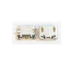 CONNETTORE DI RICARICA PIEGATO PER CHINA MICRO USB 5P / HTC / HUAWEI..