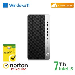 RINOVO PC HP REFURBISHED 600-800 G3 Tower i5-7X00 DDR4 16GB SSD 128GB.
