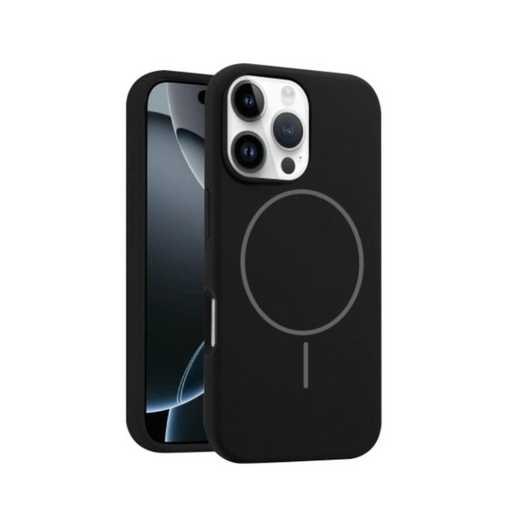 CUSTODIA CELLULARE DI SILICONE LIQUIDO + MAGNETICO PER APPLE IPHONE 1.