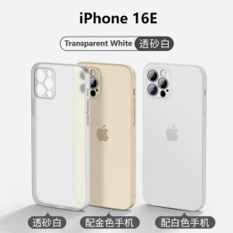 CUSTODIA CELLULARE DI ULTRA SOTTILE OPACO + PROTEZIONE LENTI PER APPL.