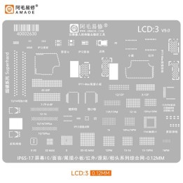 AMAOE LCD:3 IP 6S-17 SCHERMO IC / VISO / INFRAROSSI / TAPPO DI CODA P.