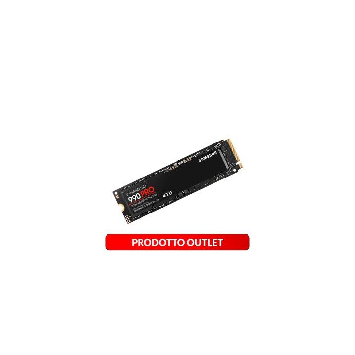 Samsung 990 Pro Cnf Danneggiata M2 MZ-V9P4T0BW SSD NVMe4.0 4TB