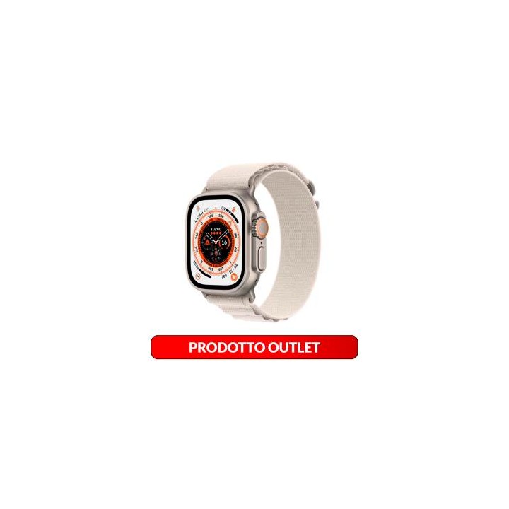 Apple Watch Ultra Cell Seconda Mano 49mm TC StarL./AL Tg.L MQFT.