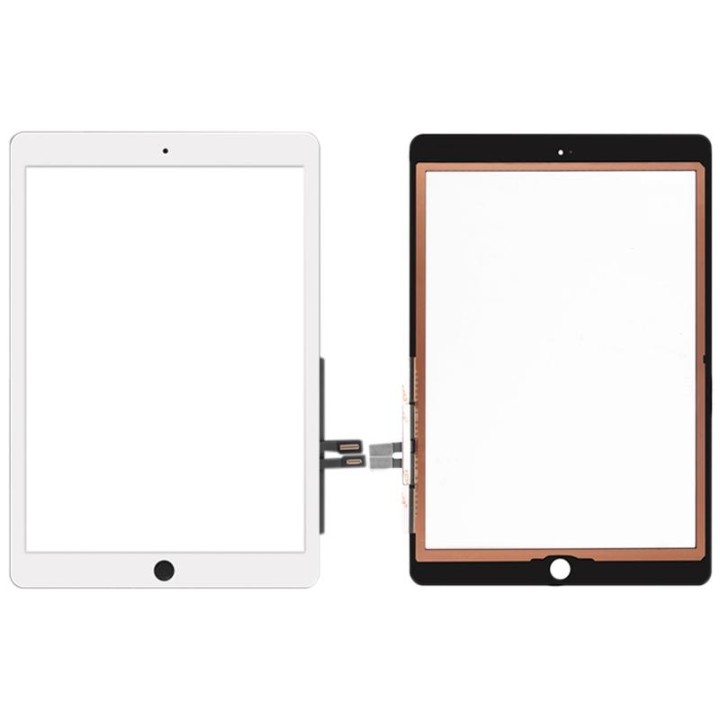 TOUCH E VETRO PER APPLE IPAD 9.7 2018 A1893 A1953 A1954 BIANCO ORIGIN.