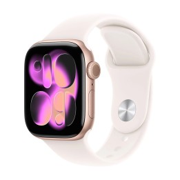 APPLE WATCH SERIES 11GPS E CELLULAR 42MM ROSE GOLD ALUMINIUM CASE WIT.