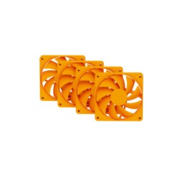 HYTE FAN CASE FA12 PWM FAN 4 PACK 4x 12012025mm ASTRAL ORANGE