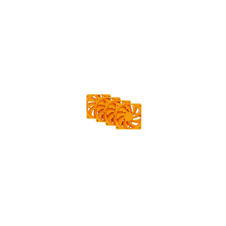 HYTE FAN CASE FA12 PWM FAN 4 PACK 4x 12012025mm ASTRAL ORANGE