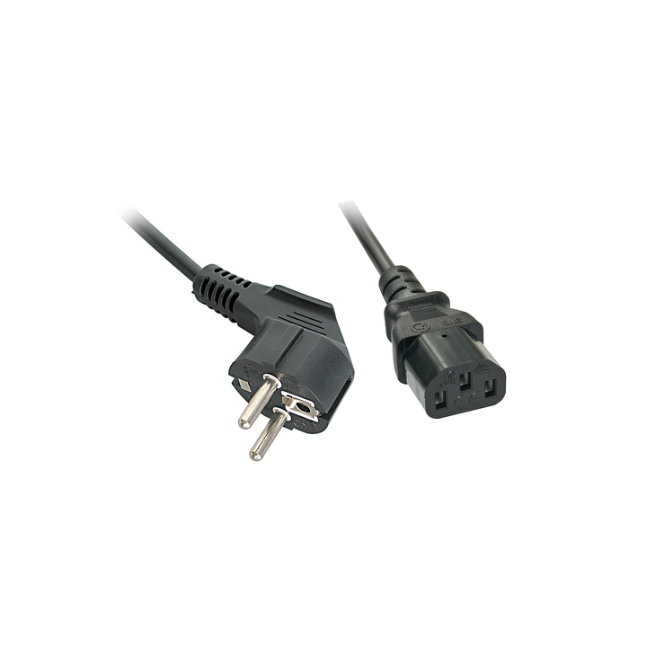 LINDY CAVO DI ALIMENTAZIONE SCHUKO IEC320C13, 2M