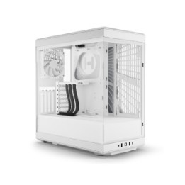 HYTE CASE MID TOWER DC Y40 WHT 2xTG 2x120mm Fan CS-HYTE-Y40-WW