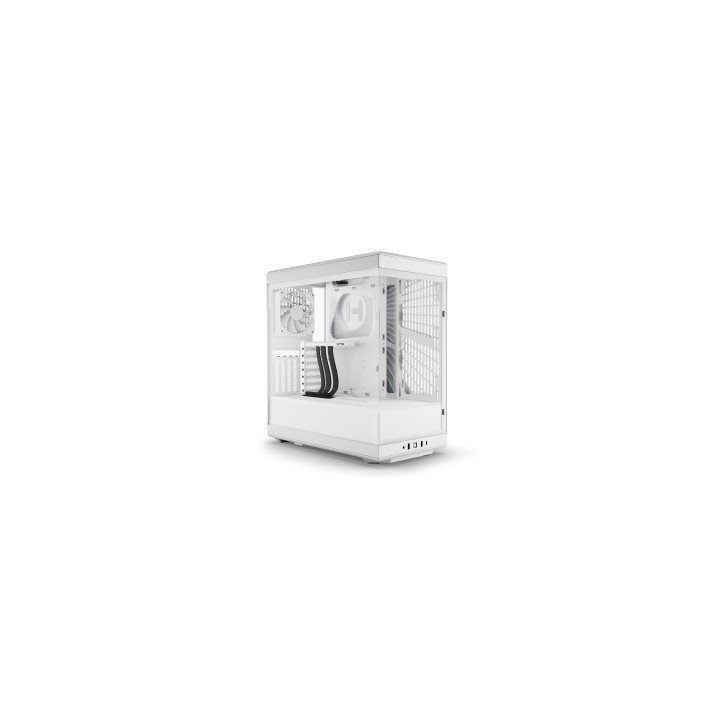 HYTE CASE MID TOWER DC Y40 WHT 2xTG 2x120mm Fan CS-HYTE-Y40-WW