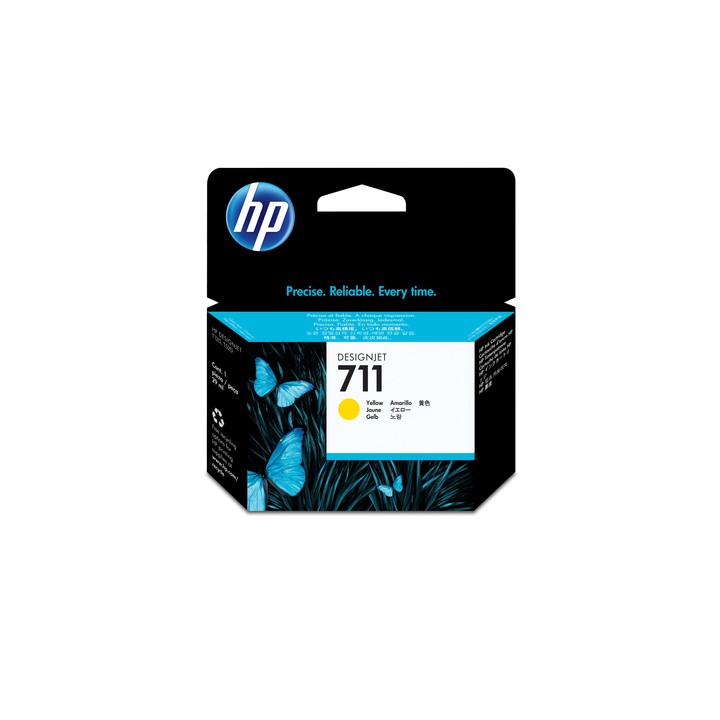 HP CART INK GIALLO PER PLOTTER T120 - T520 N. 711